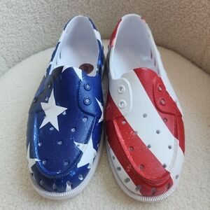 Sperry Top Sider women's Float Boat Shoe sz 8- 4th July Color stars and stripes